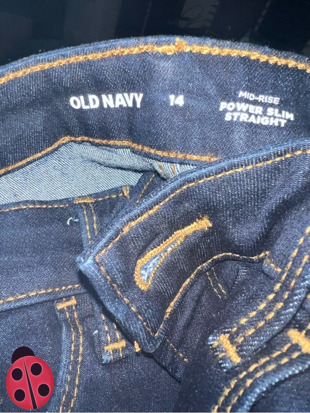 Old Navy Women’s Dark Blue Stretch Ankle Jeans 14 NWT - Picture 2 of 4